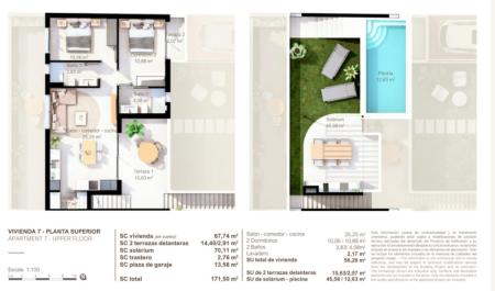Verasol home bungalow 2 bedrooms san pedro del pinatar costa blanca